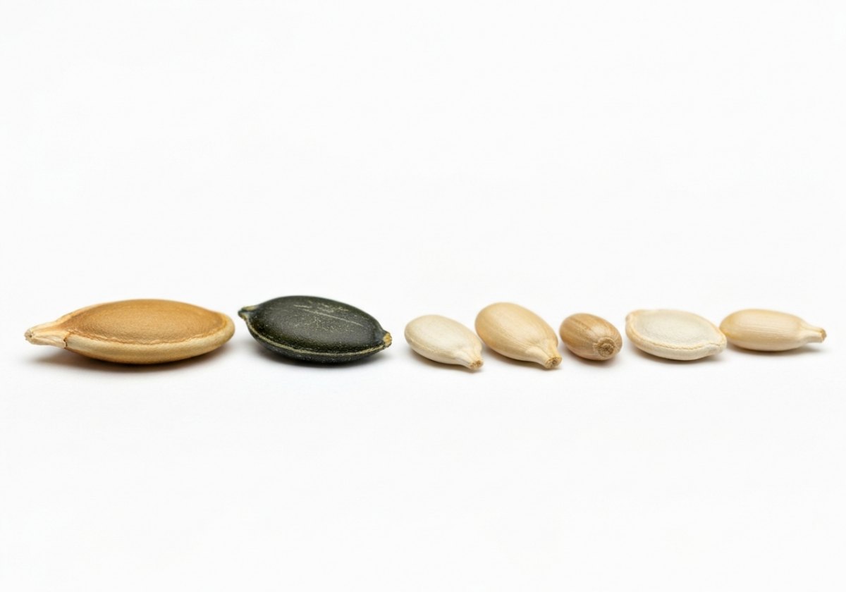 Seed size dictates depth: the larger the seed, the deeper it can go. (imagem gerada por IA)