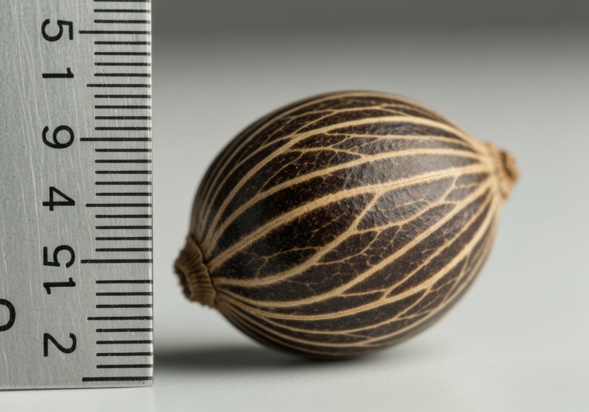 Large, hard-coated seeds like Canna are sown 2–4 cm deep — roughly three times their own width. (imagem gerada por IA)