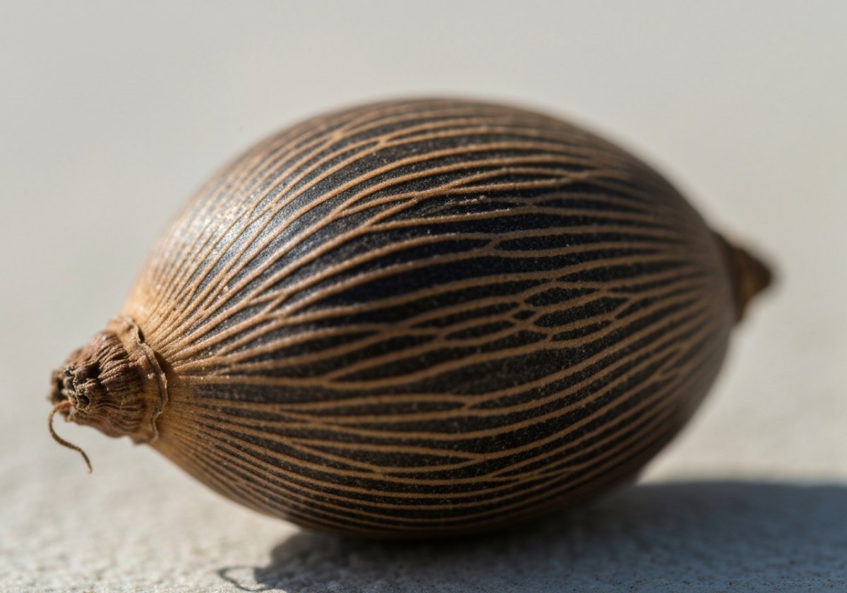 Canna seeds are notoriously hard-coated; water simply cannot penetrate an unscarified coat. (imagem gerada por IA)